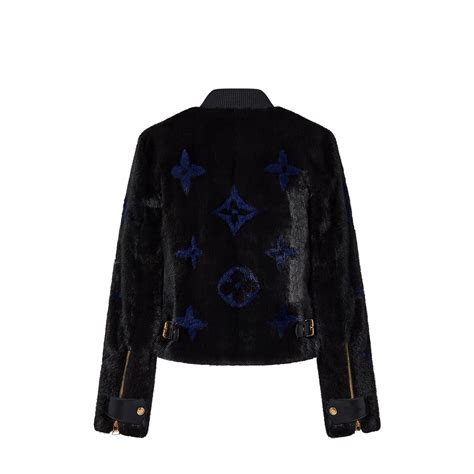 Products by Louis Vuitton: Monogram Intarsia Mink Jacket